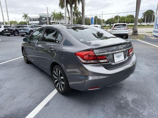 Modern Steel Metallic 2015 Honda Civic EX-L