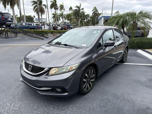 Modern Steel Metallic 2015 Honda Civic EX-L