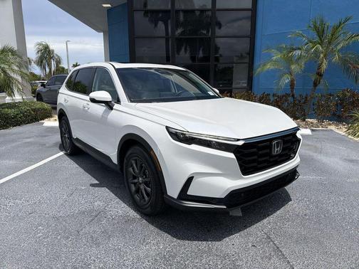 Platinum White Pearl 2026 Honda CR-V EX-L 2WD