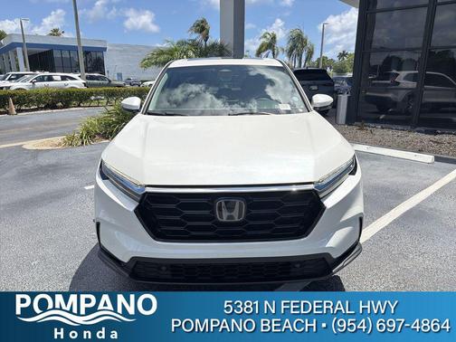 Platinum White Pearl 2024 Honda CR-V EX-L 2WD