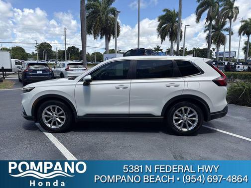 Platinum White Pearl 2024 Honda CR-V EX-L 2WD