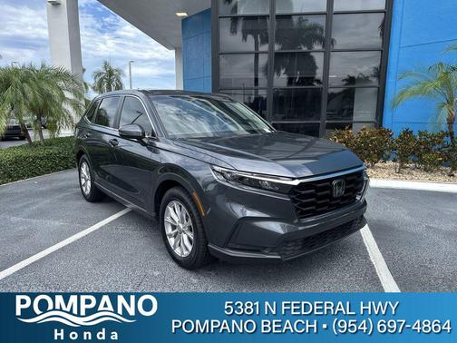 Gray 2025 Honda CR-V EX-L AWD