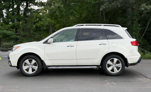 Aspen White Pearl 2011 Acura MDX 3.7L Technology