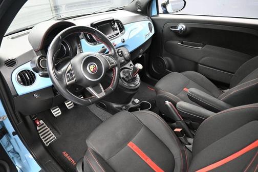 Light Blue 2017 FIAT 500C Abarth