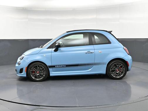 Light Blue 2017 FIAT 500C Abarth