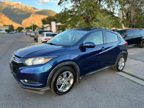 Blue 2017 Honda HR-V EX