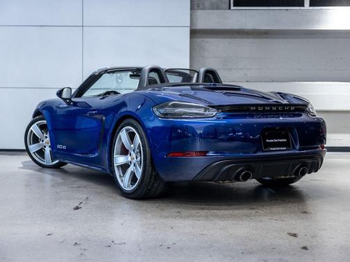 Blue 2021 Porsche 718 Boxster GTS 4.0