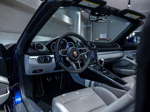 Blue 2021 Porsche 718 Boxster GTS 4.0