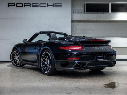 Black 2015 Porsche 911 Turbo S