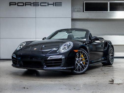 Black 2015 Porsche 911 Turbo S