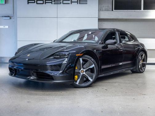 Black 2023 Porsche Taycan Turbo S