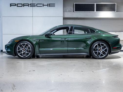 Green Metallic 2026 Porsche Taycan 4