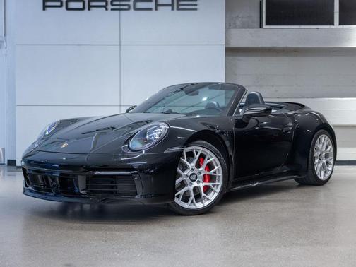 Black 2020 Porsche 911 Carrera 4S Cabriolet