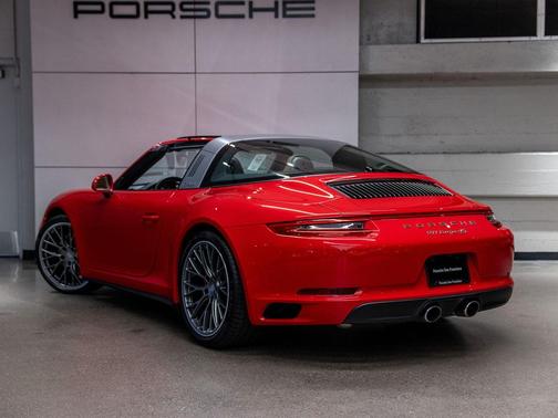 Red 2019 Porsche 911 Targa 4S