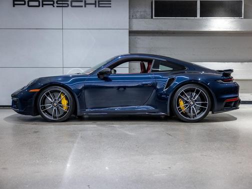 Dark Blue 2022 Porsche 911 Turbo S