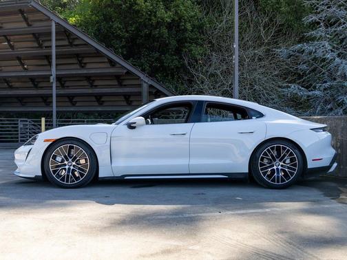 White 2023 Porsche Taycan Turbo