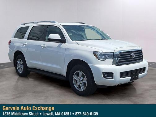 Super White 2018 Toyota Sequoia SR5