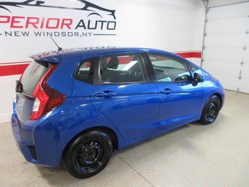 Blue 2015 Honda Fit LX