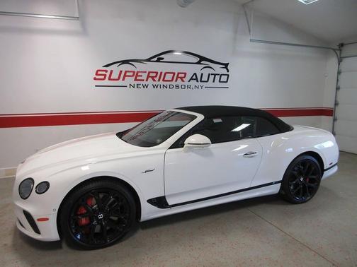 Glacier White Solid 2024 Bentley Continental GT Speed