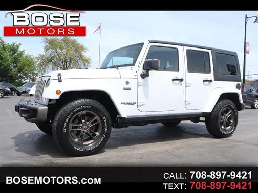Bright White Clearcoat 2016 Jeep Wrangler Unlimited Sahara