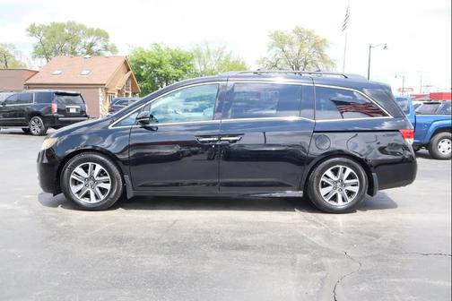 Crystal Black Pearl 2014 Honda Odyssey Touring Elite