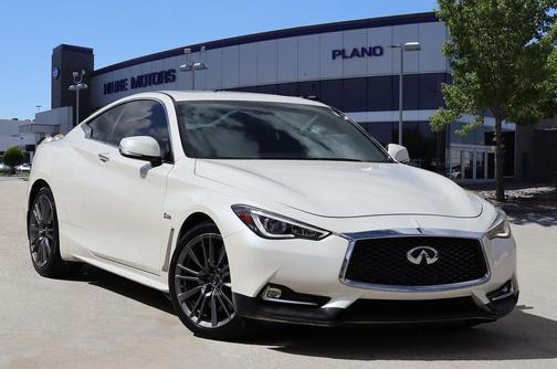 Majestic White 2017 INFINITI Q60 3.0t Red Sport 400