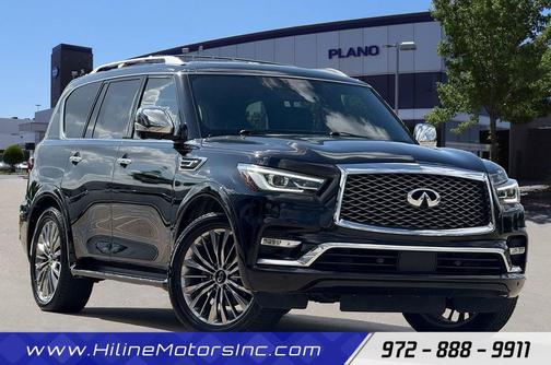 Black Obsidian 2021 INFINITI QX80 SENSORY