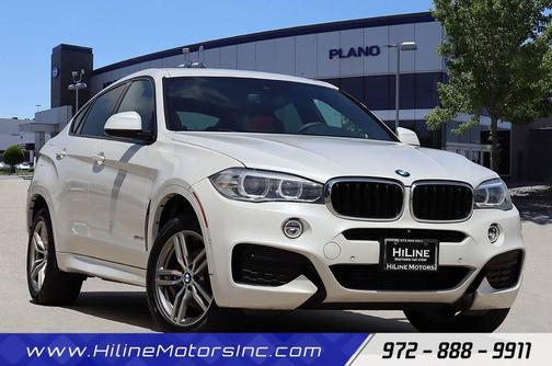 Mineral White Metallic 2018 BMW X6 xDrive35i
