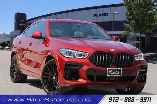 Flamenco Red Metallic 2022 BMW X6 M50i