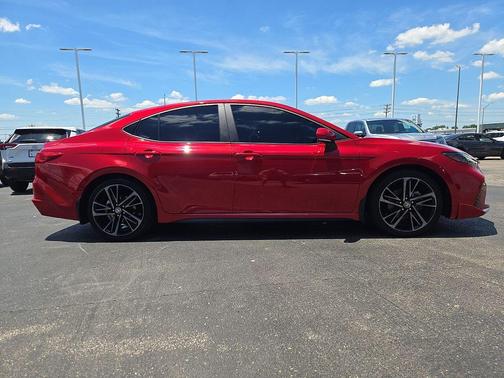 Red 2025 Toyota Camry XSE