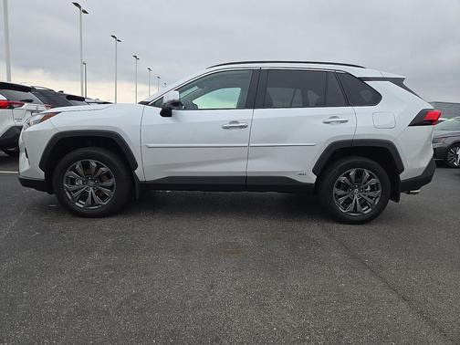 WHITE 2025 Toyota RAV4 Hybrid Limited