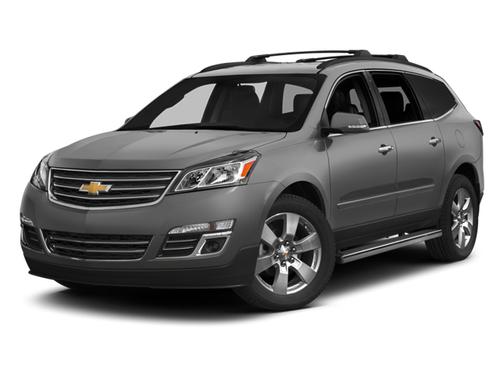WHITE 2013 Chevrolet Traverse LTZ