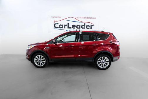 Red 2017 Ford Escape Titanium