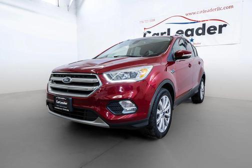 Red 2017 Ford Escape Titanium