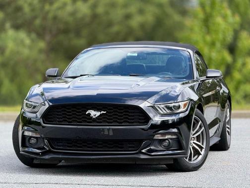 Shadow Black 2017 Ford Mustang EcoBoost Premium