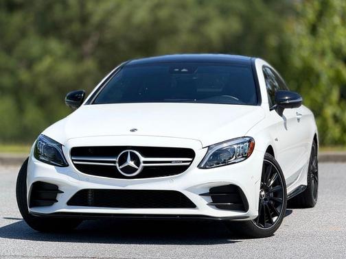 White 2021 Mercedes-Benz AMG C 43 4MATIC
