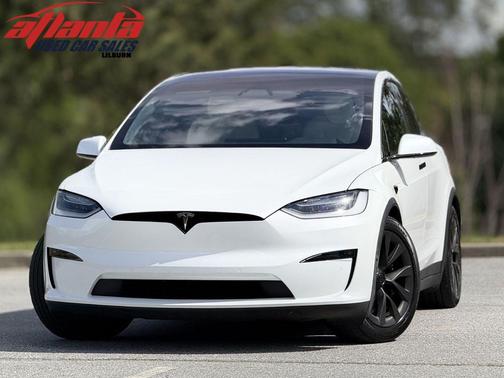 Pearl White Multi-Coat 2022 Tesla Model X Dual Motor All-Wheel Drive