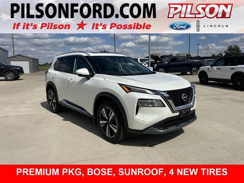 White 2023 Nissan Rogue SL