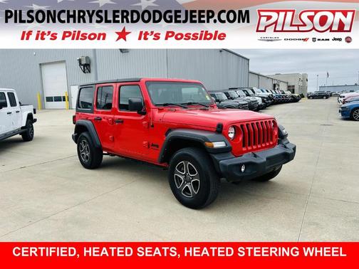 Firecracker Red Clearcoat 2022 Jeep Wrangler Unlimited Sport