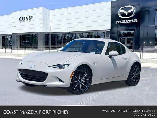 Snowflake White Pearl Mica 2026 Mazda MX-5 Miata RF Grand Touring