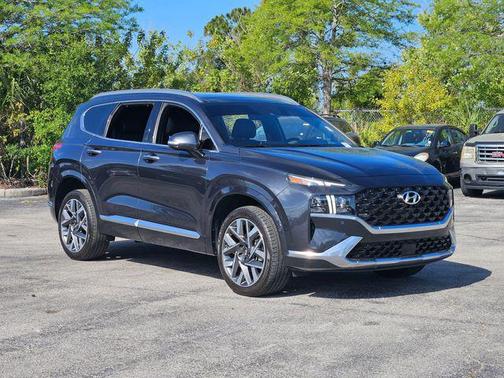 Portofino Gray 2023 Hyundai SANTA FE Calligraphy