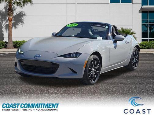 Aero Gray Metallic 2025 Mazda MX-5 Miata Grand Touring