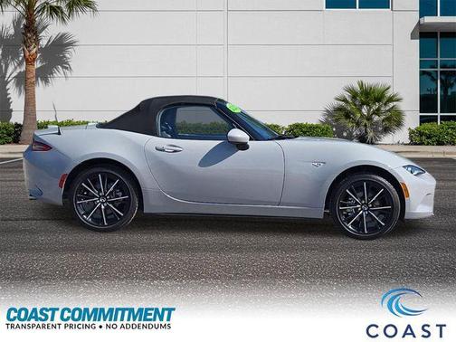 Aero Gray Metallic 2025 Mazda MX-5 Miata Grand Touring