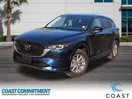 Deep Crystal Blue Mica 2025 Mazda CX-5 2.5 S Preferred Package