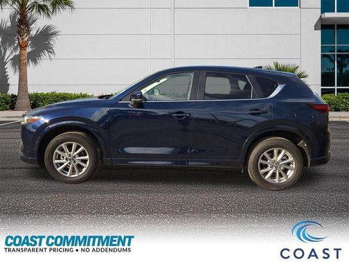 Deep Crystal Blue Mica 2025 Mazda CX-5 2.5 S Preferred Package