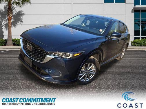 Deep Crystal Blue Mica 2025 Mazda CX-5 2.5 S Preferred Package
