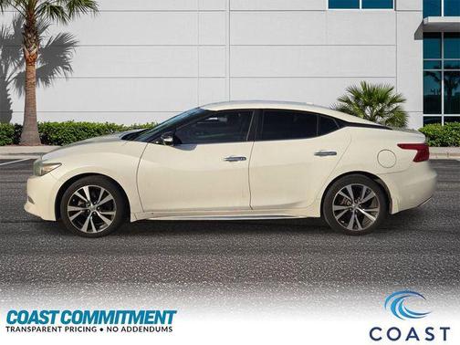 Pearl White 2016 Nissan Maxima 3.5 SV