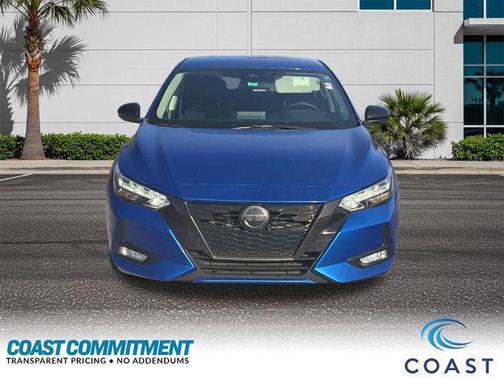 Electric Blue Metallic 2020 Nissan Sentra SR