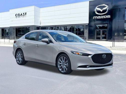 Platinum Quartz Metallic 2026 Mazda Mazda3 FWD w/Preferred Package