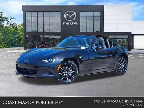 Jet Black Mica 2026 Mazda MX-5 Miata RF Grand Touring